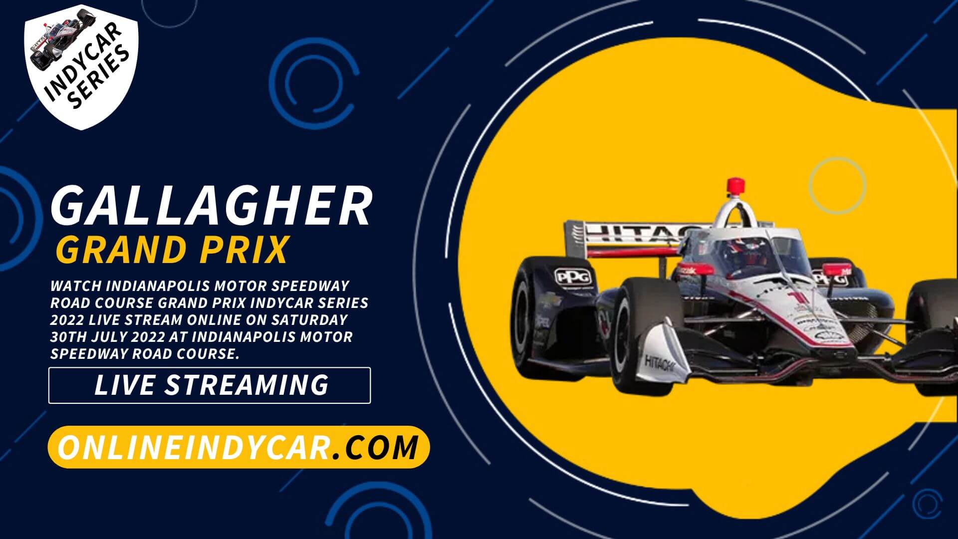 Gallagher Indycar Grand Prix Live Stream
